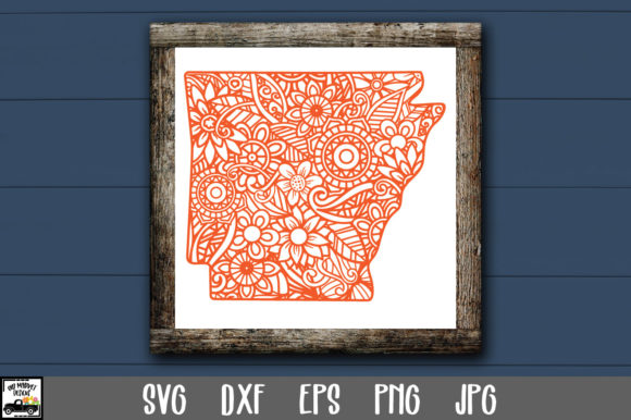 Arkansas SVG File - Arkansas Mandala SVG