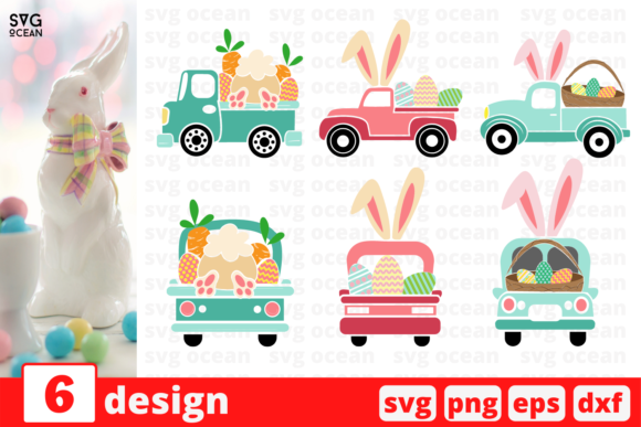 Easter Truck SVG Bundle