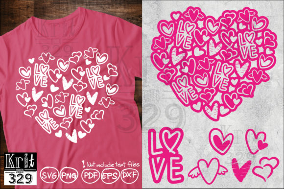 Happy Valentine s Day Heart Pattern SVG