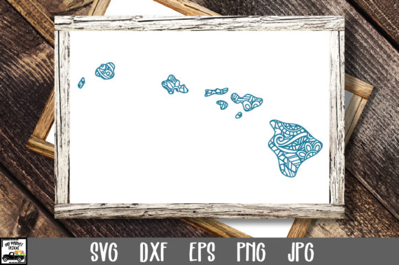Hawaii SVG File - Hawaii State Mandala