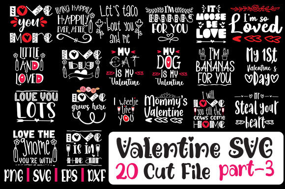 Loving Valentine SVG Cut 20 File