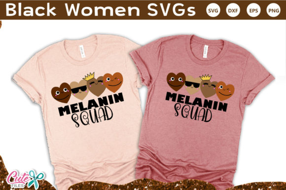 Melanin Squad SVG for Crafter