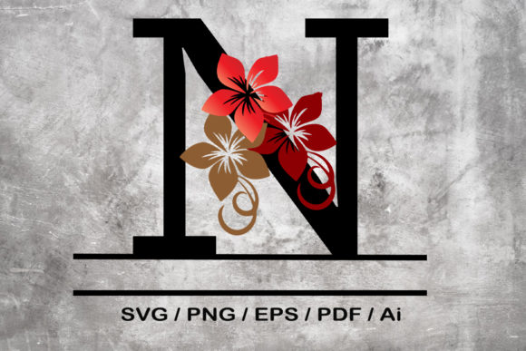 Split Letter SVG, Letter N: A Design Review
